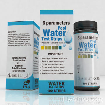 waterteststrips 6 parameters